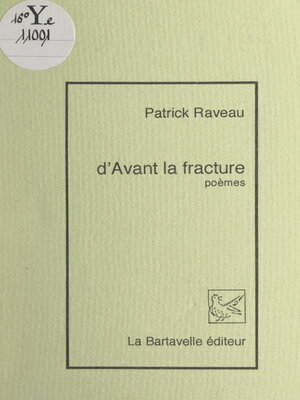 cover image of D'avant la fracture